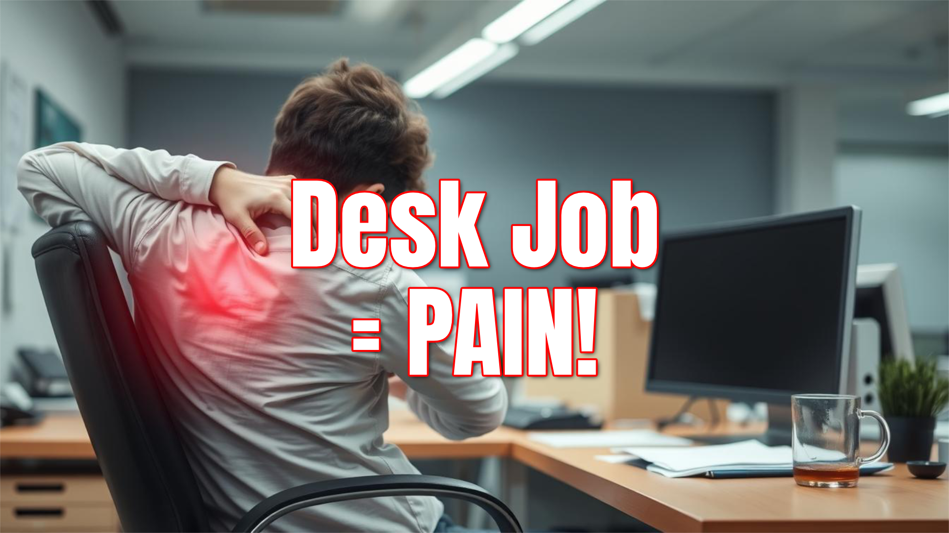 Desk Job Equals Back Pain