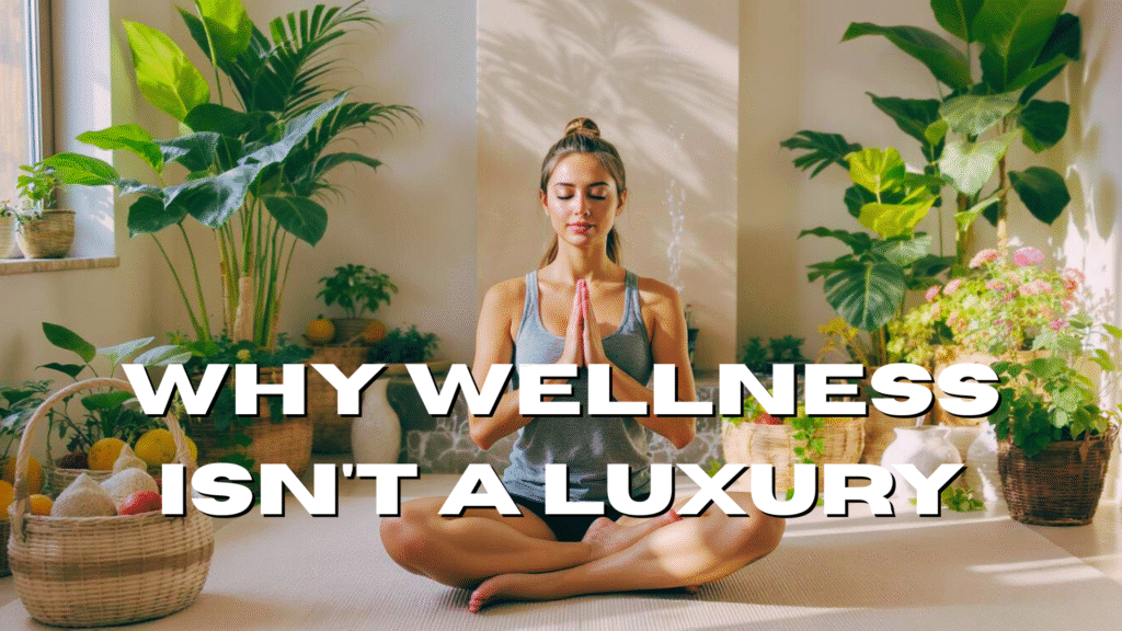 Why Wellness Isn't a Luxury