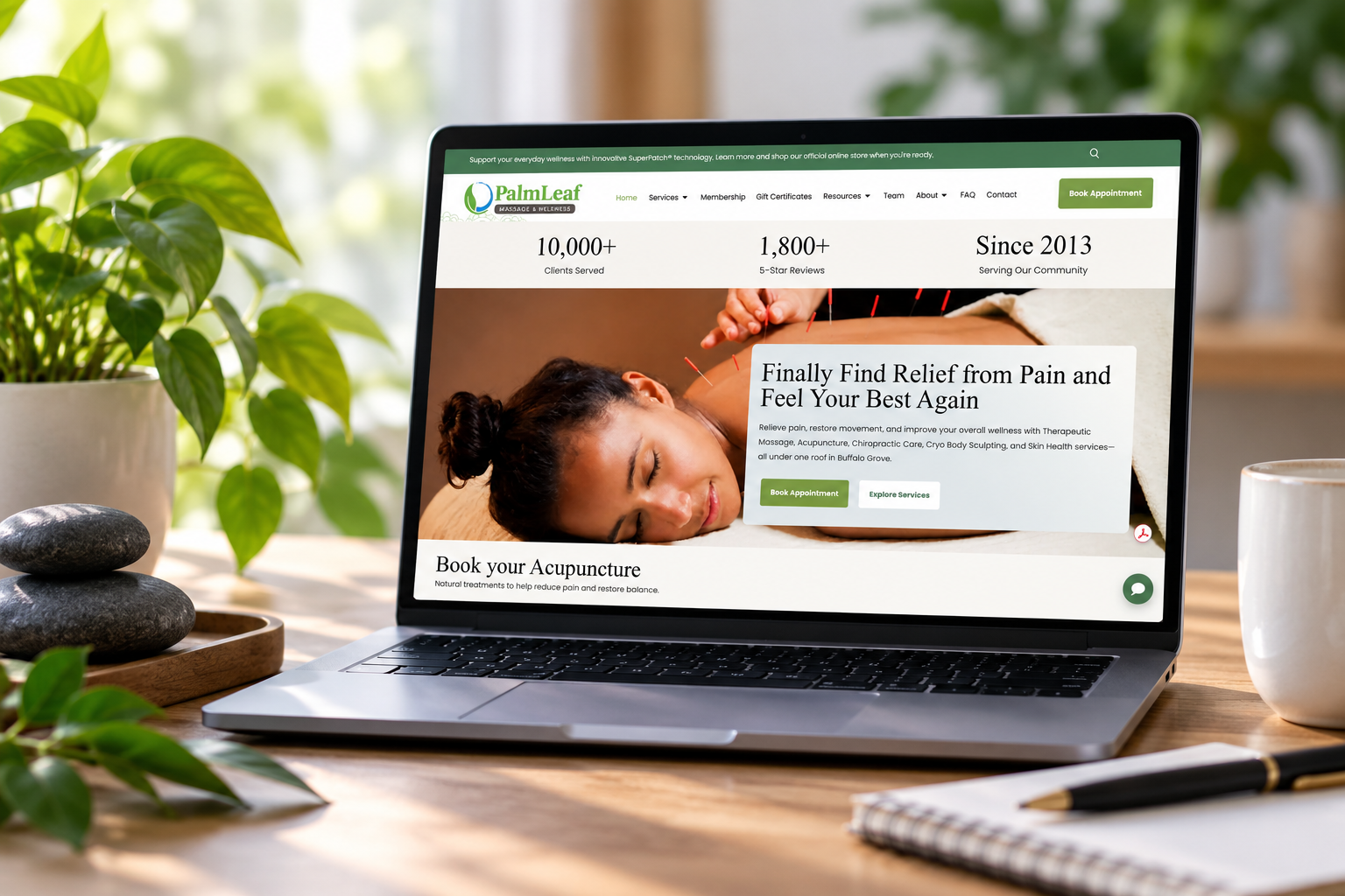 PalmLeaf New Website
